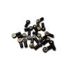 [20Pcs] M3 Ball Joint Rod End Head Link Aluminum Alloy Anodized Housing for 1/10 RC Car Tamiya HSP traxxas Axial SCX10 Redcat Truck Buggy Crawler, Color Black view 4