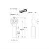 [20Pcs] M3 Ball Joint Rod End Head Link Aluminum Alloy Anodized Housing for 1/10 RC Car Tamiya HSP traxxas Axial SCX10 Redcat Truck Buggy Crawler, Color Blue view 2