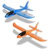 WenToyce 2 Pack Throwing Foam Airplanes, 13.7 Inches 2 Flight Mode Glider Inertia Planes Model, Manual Launch Epp Flying Aircraft Planes for Kids Outdoor Sport view 1