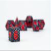 FanRoll Dragon StormTM Silicone Dice Set: Black Dragon Scales view 2