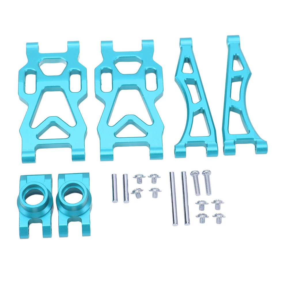 Alomejor RC Suspension Arm, Lightweight Aluminum Alloy RC Swing Arm Kit Rear Upper Lower for 1/16 Scale for Racing Offroad Hobbyists Repair Upgrades Multiple Scenarios