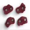 Apple Outdoor Supply Playset Climbing Rocks Kit Maroon for Jungle Gyms, Play Sets, and Playhouses 4 PK (ROCKMR-BX4) view 1