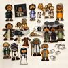 Joseph Felt Figures for Bible Flannel Board Stories Old Testament Story Coat of Many Colors view 2