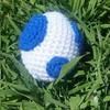 Amigurumi Man Crocheted Yoshi Egg Plush - Cosplay Prop, Room Accessory, Stress Ball (4-Pack (One of Each)) view 3