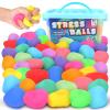 Slow Rising Stress Ball 50 Pack: Mini Squishy Ball for Kids Anxiety Relief, Hand Therapy Sensory Toy, Pull Stretch Fidget Toy, Prize Box Toys for Classroom, Bulk Toy for Teacher, Offices & Group view 1