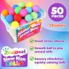 Slow Rising Stress Ball 50 Pack: Mini Squishy Ball for Kids Anxiety Relief, Hand Therapy Sensory Toy, Pull Stretch Fidget Toy, Prize Box Toys for Classroom, Bulk Toy for Teacher, Offices & Group view 2