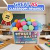 Slow Rising Stress Ball 50 Pack: Mini Squishy Ball for Kids Anxiety Relief, Hand Therapy Sensory Toy, Pull Stretch Fidget Toy, Prize Box Toys for Classroom, Bulk Toy for Teacher, Offices & Group view 4