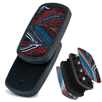 DjuiinoStar Silent Fidget Slider (Carbon Fiber + Glass Fiber), CNC Machined Free-Floating Push Slider, Addictive Magnetic Toy, Help to Relieve Stress, Best Gift for Fidget Fans DFS-47