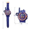 Rechargeable Walkie Talkie for Kids Two-Way Radio Walky Talky with Flashlight Children Outdoor Game Interphone Toy Game and Gifts for Boy and Girl Age 4 to 12 (Blue) view 2