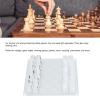 Glass Chess Game, Drinking Glass Chess Set, Chess Board with Glass Chess Pieces, for Travel for Camping view 4