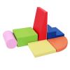 6-Piece Soft PU Leather Toddlers Climbing Toys for Baby - Kids Foam Climbing Blocks for Toddlers Indoor - Climb & Crawl Soft Foam Block Activity Play Set - Toys for Kids Crawling Sliding (Colorful) view 1