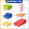 6-Piece Soft PU Leather Toddlers Climbing Toys for Baby - Kids Foam Climbing Blocks for Toddlers Indoor - Climb & Crawl Soft Foam Block Activity Play Set - Toys for Kids Crawling Sliding (Colorful) view 2