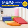 6-Piece Soft PU Leather Toddlers Climbing Toys for Baby - Kids Foam Climbing Blocks for Toddlers Indoor - Climb & Crawl Soft Foam Block Activity Play Set - Toys for Kids Crawling Sliding (Colorful) view 3