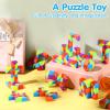 Shappy 80 Pcs Party Favor Fidget Snake Cube Mini Cube Fidget Cube Twist Puzzle Toys Rainbow Fidget Sensory Toys for Kids Goodie Bags Stuffers Easter Egg Fillers Party Bag Fillers for Kids view 4
