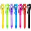 EODVICS Invisible Ink Pens, Upgraded Spy Invisible Ink Pen with UV Light Magic Marker for Secret Message and Kids Christmas Goodies Bags Toy (7pcs) view 1