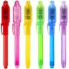 EODVICS 6 Pack Upgraded Invisible Ink Spy Pen with UV Light Magic Marker, for Secret Messages Kids Birthday Party Easter Halloween Christmas Goodie Bags Toys Gifts for Kids Ages 3+ view 1