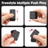 JUDIXY Fidget Slider for Adults - Brick Slider Metal Fidget Toys, Anxiety/ADHD/Annoy Relieving EDC Metal Fidget, Stress Reducing Toy - Gift for Adults (Black) view 2
