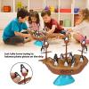 Alvinlite Boat Penguin Balance Game Set, Desktop Pirate Child-Parent Interaction Toys Set Kids Birthday Gifts view 3