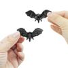 SaktopDeco Black Bats Halloween Decoration Mini 3D Plastic Bat Party Artificial Bats for Crafts Creepy Scary Prank view 3