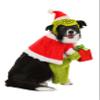 Fun Costumes Dr Seuss The Grinch Santa Dog Costume, Halloween Outfit for Pets - Medium - Green view 3