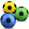 5" Foam Mini Soccer Balls for Kids Adults, Soft Squishy Slow Rising Soccer Goal Toys for Goal Sets, 3PCS Sensory Stress Ball for Office, Swimming Pool Beach Balls, Indoor Outdoor Sport Gift (Rainbow) view 1