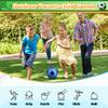5" Foam Mini Soccer Balls for Kids Adults, Soft Squishy Slow Rising Soccer Goal Toys for Goal Sets, 3PCS Sensory Stress Ball for Office, Swimming Pool Beach Balls, Indoor Outdoor Sport Gift (Rainbow) view 3