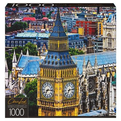 1000 pcs Puzzle by Chris Lord Travel Series (Big Ben and Westminister Abbey)
