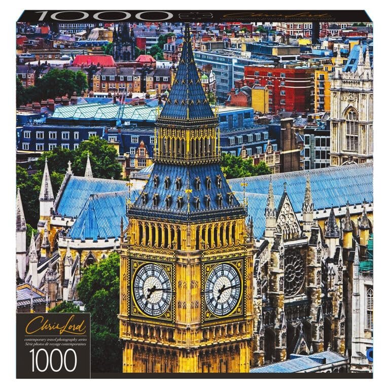 1000 pcs Puzzle by Chris Lord Travel Series (Big Ben and Westminister Abbey)