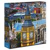 1000 pcs Puzzle by Chris Lord Travel Series (Big Ben and Westminister Abbey) view 3