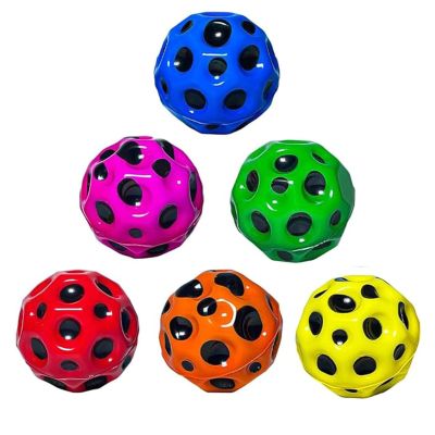 BBLING Super Moon Bouncing Ball, Children's Super hot Moon Shape, Extremely high Bouncing Ball, Improves Hand Eye Coordination, Easy to Grasp and Capture, can be Played Indoors or Outdoors