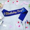 LXYXUUN Birthday Boy Sash Royal Blue, Gold Foil Birthday Sash for Boy Funny Birthday Party Decorations, 10th 11th 15th 16th 18th Bday Sash Gift Ideas view 3
