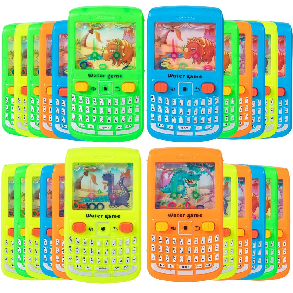 24 PCS Handheld Water Game Party Favors for Kids Ages 3,4,5,6,7,8,9-Pocket Water Ring Game for Valentine Day Birthday Return Gifts-Pinata Goodie Bags Stuffers-Classroom Prizes-Treasure Box-4.8" (24)