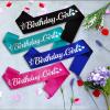 LXYXUUN Birthday Girl Sash Royal Blue, Silver Foil Birthday Sash for Girl Funny Birthday Party Decorations, 16 18 21st Bday Sash Gift Ideas view 4