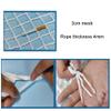 GRRICEPL Tree House Climbing Child Safety Net, Nylon Mesh Net for Balcony Banister Guard, Fence Net, Cargo Net, Customizable (Color : White, Size : 1x10m) view 4
