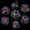 ARUOHHA DND Dragon Eye Dice Liquid Core Resin Sharp Edged Dice Set with Gift Box, RPG Role Playing Game Polyhedral Handmade D and D Dice D20 D12 D10 D8 D6 D4 view 2