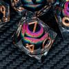 ARUOHHA DND Dragon Eye Dice Liquid Core Resin Sharp Edged Dice Set with Gift Box, RPG Role Playing Game Polyhedral Handmade D and D Dice D20 D12 D10 D8 D6 D4 view 4