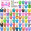 Butter Slime Kit 68 Pack, Non-Sticky and Super Soft Sludge with Cake Sticker, Perfect for Girls Party Favors, Birthday Gifts, DIY Putty Fidget Toys, Christmas Eve Box Fillers, Xmas Stocking Stuffers view 1