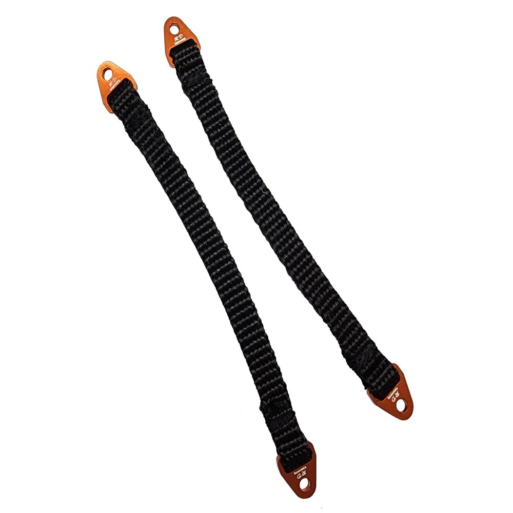 115mm Suspension Damper Travel Limit Straps for Axial RC Crawler Wraith Yeti TRX-4 AX10 SCX10 EXO 2pcs - OR