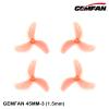 12Pairs Gemfan 45mm 3-Blade Propeller Props with 1.5mm Shaft Hole for RC FPV Whoop Drone Freestyle Quadcopter (12CW+12CCW) view 3