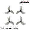 12Pairs Gemfan 45mm 3-Blade Propeller Props with 1.5mm Shaft Hole for RC FPV Whoop Drone Freestyle Quadcopter (12CW+12CCW) view 4