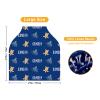 Personalised 7 in 1 Car Seat Cover for Girls and Boys - Multipurpose Breast Feeding Cover, Blue Turtle Print Nursing Cover, Grocery Cart Cover - Birthday Gift for Babies(27"x29") view 3