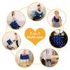 Personalised 7 in 1 Car Seat Cover for Girls and Boys - Multipurpose Breast Feeding Cover, Blue Turtle Print Nursing Cover, Grocery Cart Cover - Birthday Gift for Babies(27"x29") view 4
