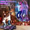 Hengyarici Double Dance Mat Ideas for Dance Challenge Palymat, Optional Single & Double Player Game Modes, Built-in Music, Three Levels of Difficulty Toys Gift for Ages 3-12 (Classic Edition) view 4
