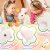 Tagitary Plush Toys Electronic Toy with Sounds,Wiggling Ears,Twitching Mouth and Nose, Interactive Rabbit Toy for Kids with Leash,Easter Christmas Birthday Gift for Toddlers Kids view 4