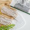 144PCS Bead Necklace, White Beaded Necklace Party Favors Bulk, 33" Mardi Gras Beads Necklaces Accessories, Festival Parade Throw Accessories for Baby Shower Wedding Birthday Celebrations Decorations view 3