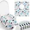 30 Pack Toilet Seat Covers Disposable, Large Waterproof Potty Covers for Toddlers, Kids, and Adults, Individually Wrapped for Travel, Toddler Potty Training for Public Restroom, Airplane, Trip view 1
