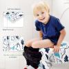 30 Pack Toilet Seat Covers Disposable, Large Waterproof Potty Covers for Toddlers, Kids, and Adults, Individually Wrapped for Travel, Toddler Potty Training for Public Restroom, Airplane, Trip view 2