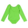 80s Workout Outfit For Girls Kids Retro 1980s Party Fitness Long Sleeve Leotard Gym Yoga Pants Leggings Rainbow Leg Warmers Headband Set Sportwear Green 9-10 Years view 3