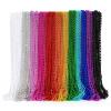 EOBOH 144PCS Mardi Gras Beads, Metallic 12 Kinds Bead Necklace Party Supplies, 33" Mardi Gras Necklace Costume Stuff, Festival Parade Throw Accessories for Wedding Birthday Celebrations Decorations view 1