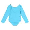 80s Workout Outfit For Girls Kids Retro 1980s Party Fitness Long Sleeve Leotard Gym Yoga Pants Leggings Rainbow Leg Warmers Headband Set Sportwear Blue 7-8 Years view 3